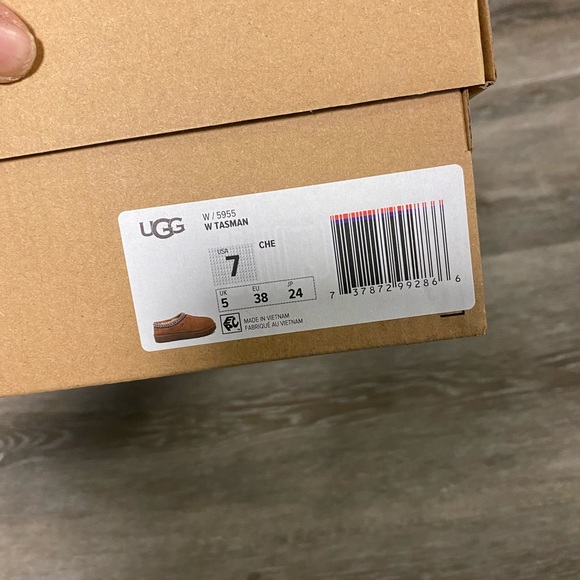 UGG | Tasman Slippers In Chestnut New in Box Size 7 - Picture 8 of 12